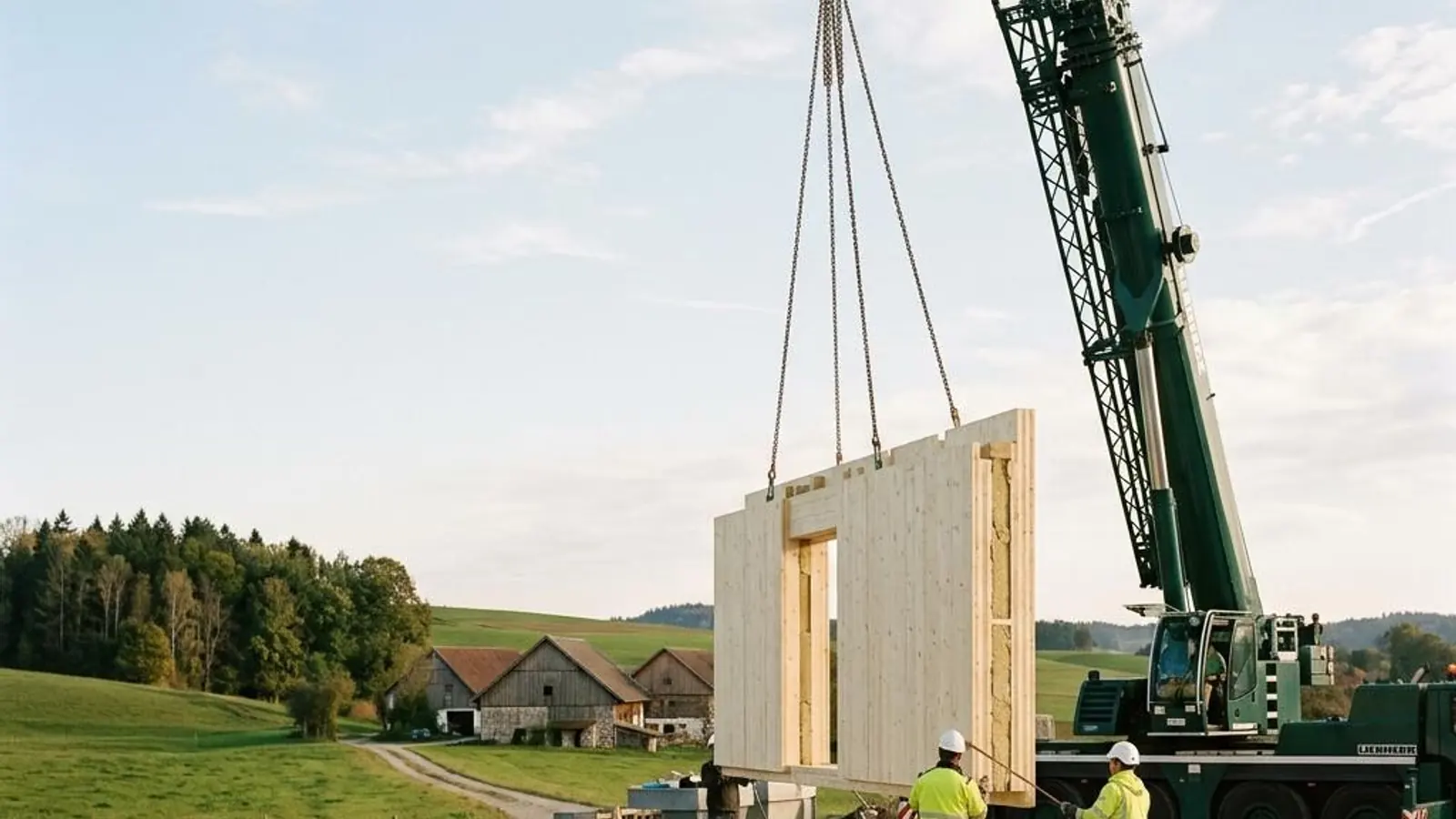 Fotorealistisches Fertighaus-Motiv zu Fertighaus Kosten Bauzeit Und Zahlung für die Kostenplanung 2026