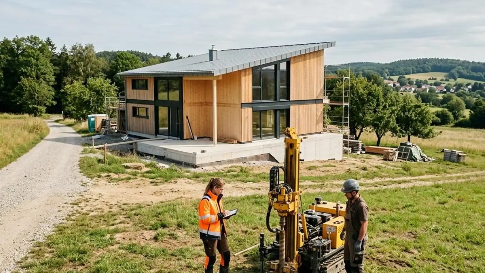Fotorealistisches Fertighaus-Motiv zu Fertighaus Kosten Bodengutachten für die Kostenplanung 2026