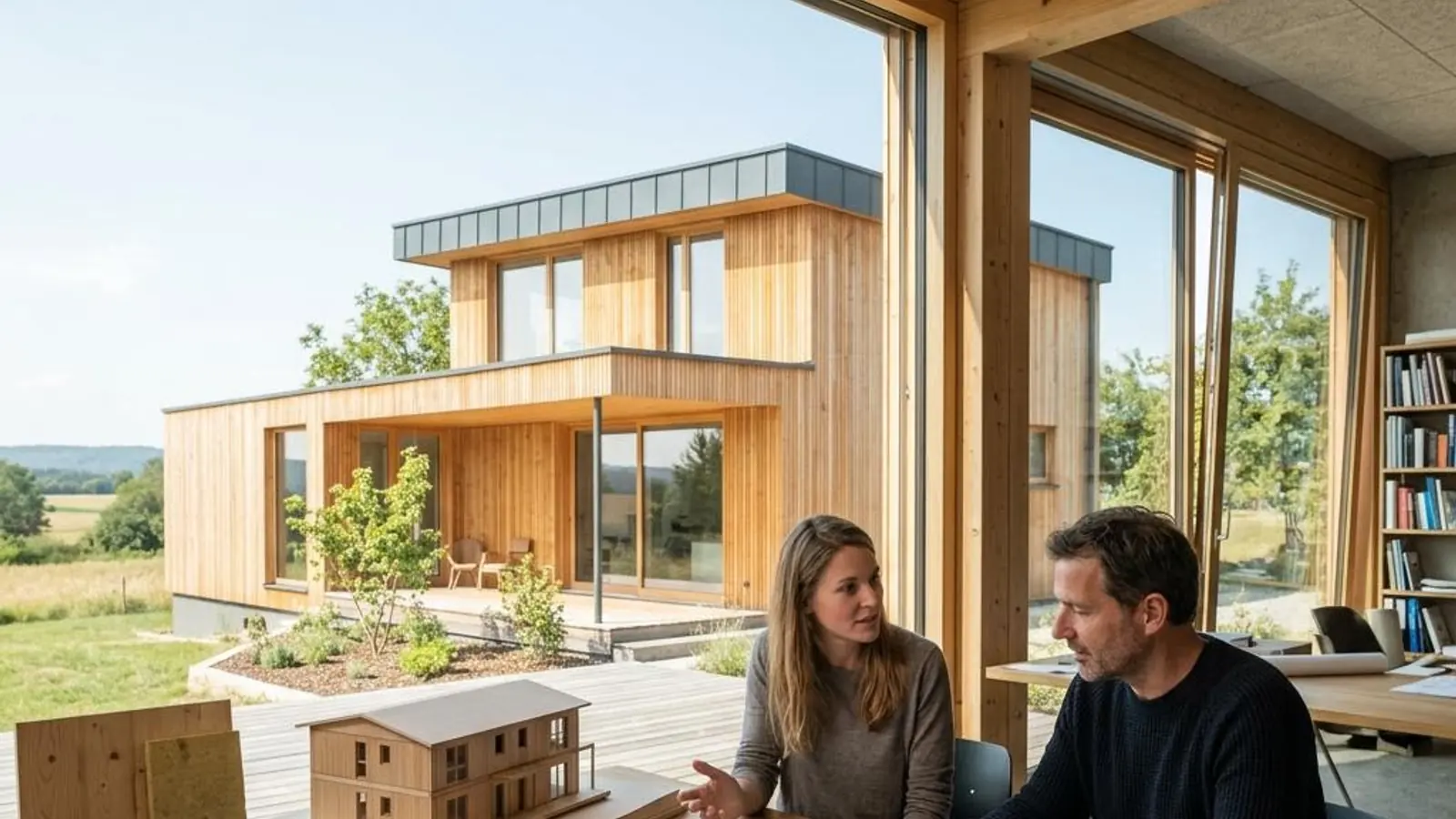 Fotorealistisches Fertighaus-Motiv zu Fertighaus Kosten Fertighaus Vs Massivhaus für die Kostenplanung 2026