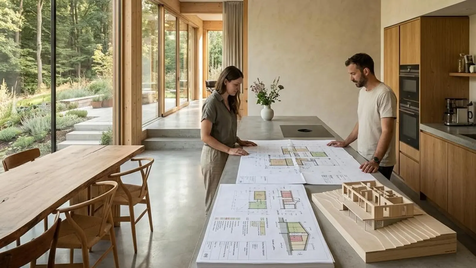Fotorealistisches Fertighaus-Motiv zu Fertighaus Kosten Schluesselfertig für die Kostenplanung 2026