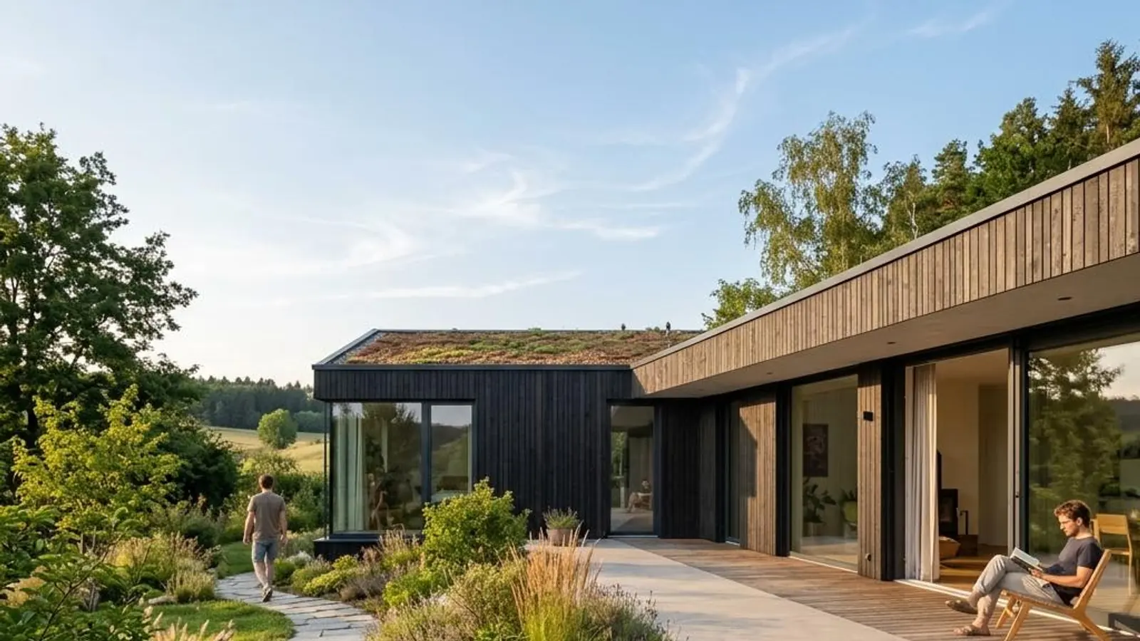 Fotorealistisches Fertighaus-Motiv zu Haustyp Kosten Bungalow für die Kostenplanung 2026